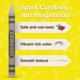 thumbnail image 5 of Crayon Lucky Art Crayonology, 80 unidades, color gris, 5 of 7