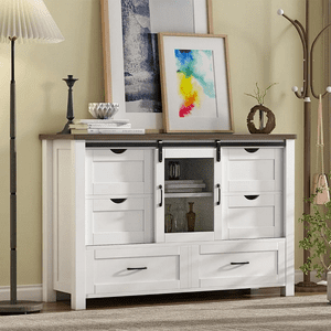 Muebles Santa Ana - Buffet Cajonera Antique Roble White