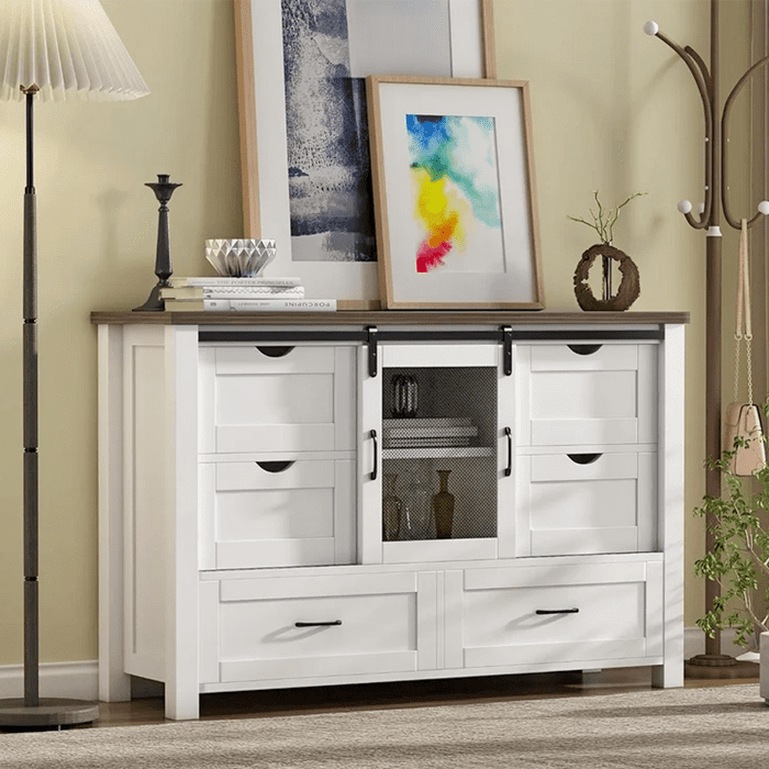 Muebles Santa Ana - Buffet Cajonera Antique Roble White