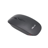 Dblue - Mouse Óptico Inalámbrico Diseño Plano Color Negro - Ps