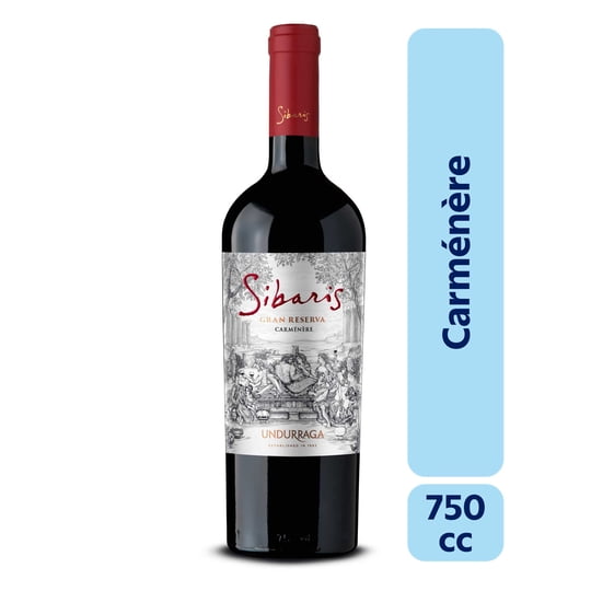 Vino Tinto Reserva Especial Sibaris Carmenere Botella 750 ml Undurraga