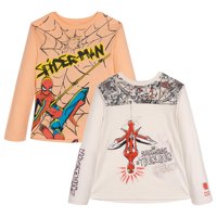 Pack De 2 Remeras De Manga Larga Para Niños Marvel Spider-Man