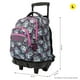 thumbnail image 3 of Mochila Escolar Con Ruedas para Niña Renglon Gris Totto, 3 of 5