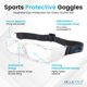 thumbnail image 5 of Gafas de Seguridad BLUE CUT para Niños Antivaho Blancas, 5 of 7