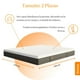thumbnail image 2 of Colchón Original 2 Plazas | Memory Foam | Espuma Viscoelástica | Colchón Comprimido | 150x190, 2 of 10