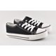 thumbnail image 1 of Zapatilla Lona Mujer Boulevard Blanca y NegraTalla 37, 1 of 3
