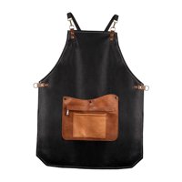 Magideal - Delantal Multifuncional Con Bolsillos Grandes, Correa Ajustable, Delantal De Jardín, Delantal Con Pechera Para Trabajos De Alfarería Y Tareas Doméstic 74Cmx58Cm