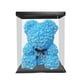 thumbnail image 4 of Oso De Flores Con Caja Adorable Decoración De Boda Navide?a Para Amantes Mujeres Azul, 4 of 5