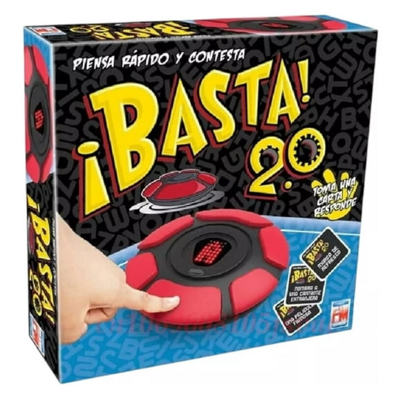 Basta 2.0 Juego De Mesa Piensa Rápido En Español rojo
