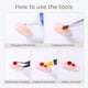 thumbnail image 4 of Kit MYYKO de perlas planas rojas y strass de 60 g, 4 of 6