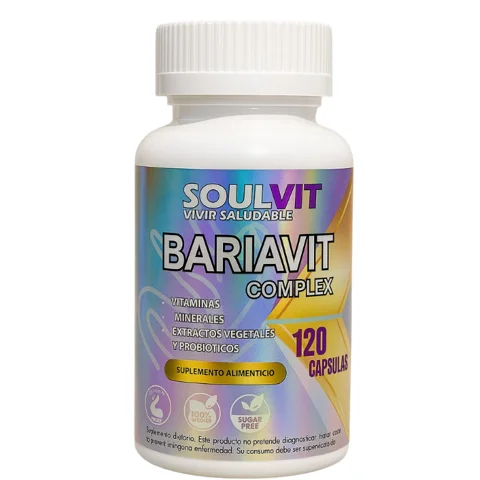 Soulvit - Bariavit – Suplemento Alimenticio Bariátrico | 120 Cápsulas