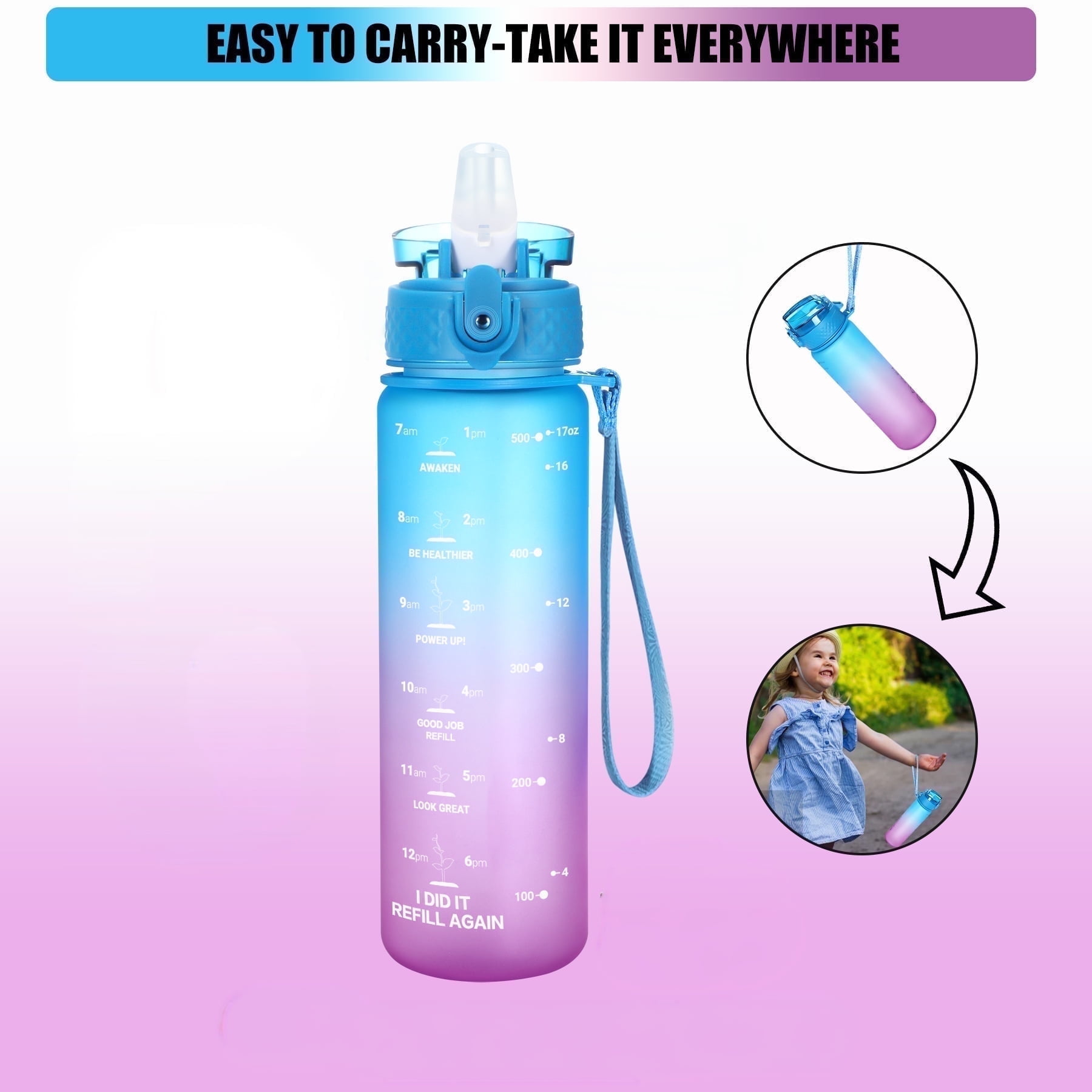 Botella De Agua Oldley 500Ml Niños