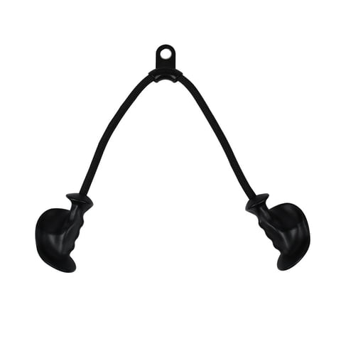 Xusx111 - Cuerda Tricep Con Manijas Ergonómicas, 32 Pulgadas Tricep Pull Down Cuerda Para Máquina De Cable, Sistema De Polea, Conexión De Cable De Cuerda Triceps Para Gimnasio, Hogar