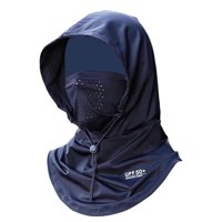 Magideal - Pasamontañas De Verano, Sombrero Para El Sol, Ligero Y Cómodo, Con Malla Nasal, Máscara De Cabeza Completa Para Jardinería, Motocicleta, Camping, Senderismo En Verano. Negro