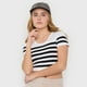 thumbnail image 3 of Polera Mujer M/C Cuello Redondo Blanco Rayas Corona, 3 of 5