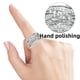thumbnail image 4 of Anillo De Circonita Con Microincrustaciones De Diamante Brillante Para Mujer, Anillo Creativo Con Separación De Colores En Forma De Cruz, 4 of 5