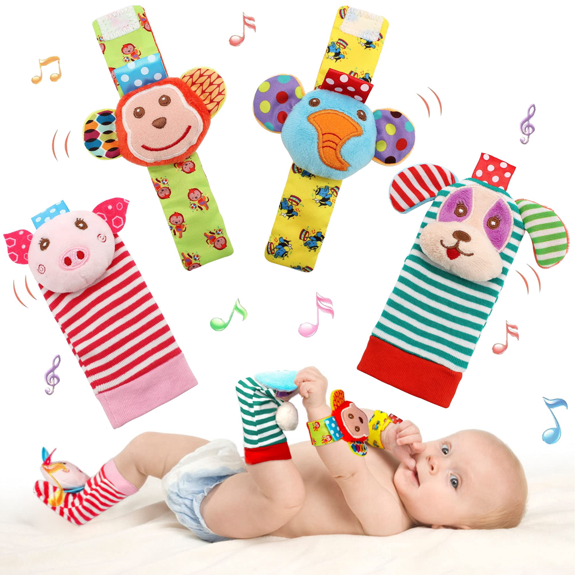 Set De Calcetines De Algodón Suave Ssk Para Bebés