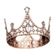 thumbnail image 4 of Diadema Tiaras Tiaras Modernas Tocados Para Fiestas Temáticas Boda Cumpleaños Oro Rosa, 4 of 5