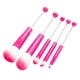 thumbnail image 2 of Juego De 5 Brochas De Maquillaje De Ojos, Brochas Cosméticas Para Cejas DIY Para Adultos, Regalos Para Hermanas, Color Rojo Rosa, 2 of 3