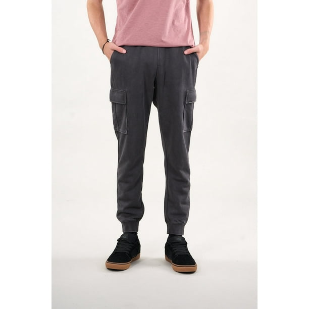 Pantalon Jogger Cargo Franela Gris Acero Wi4302