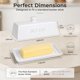 thumbnail image 2 of WERTIOO Butter Dish With Lid for Countertop, Butter Tray, Ceramic, 2 of 3