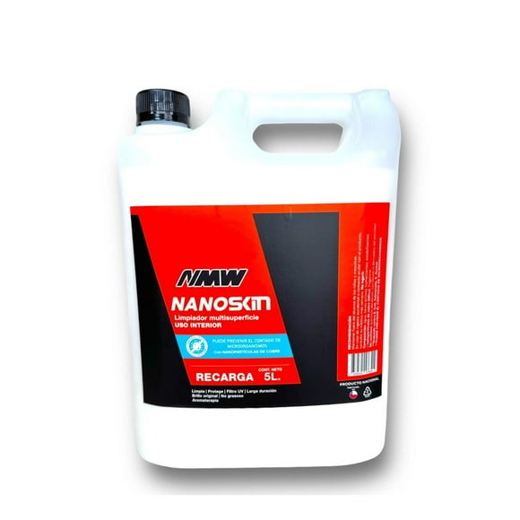 Bidón 5lts Limpiador Interior Nanoparticula Para Auto Y Moto
