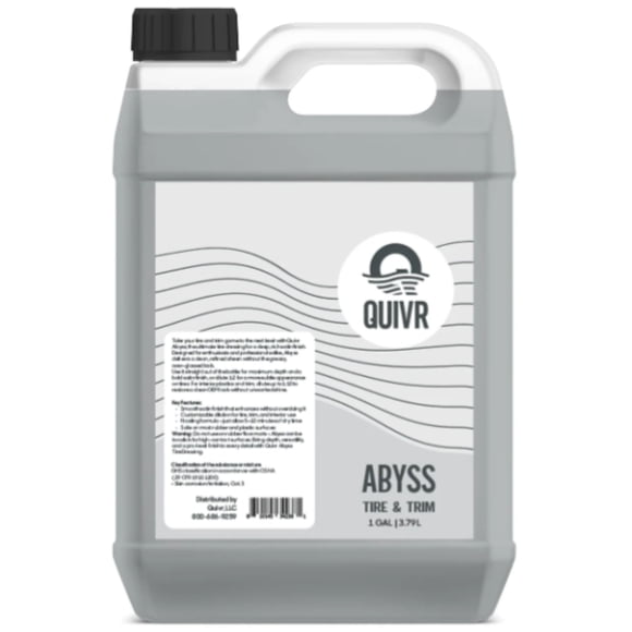 Acondicionador de Llantas QUIVR Abyss 3.79L Acabado Satinado Profundo