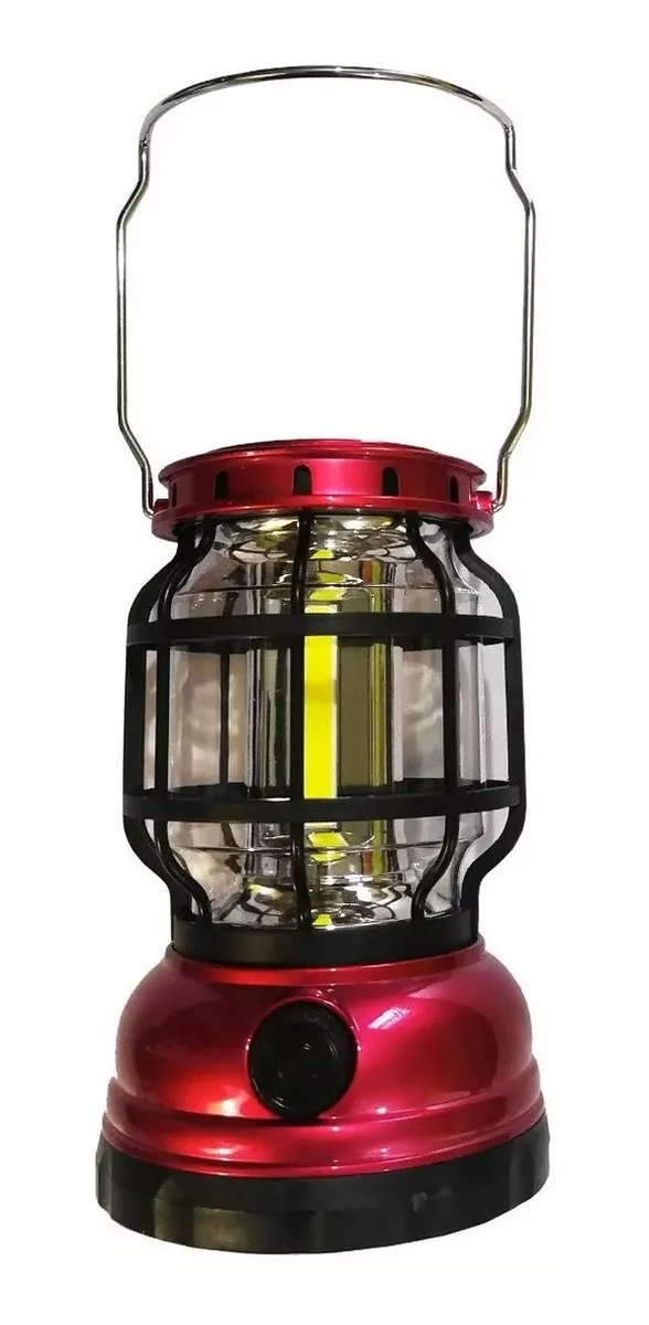 Max - Lampara De Camping Led Carga Solar Usb Regulador De Luz