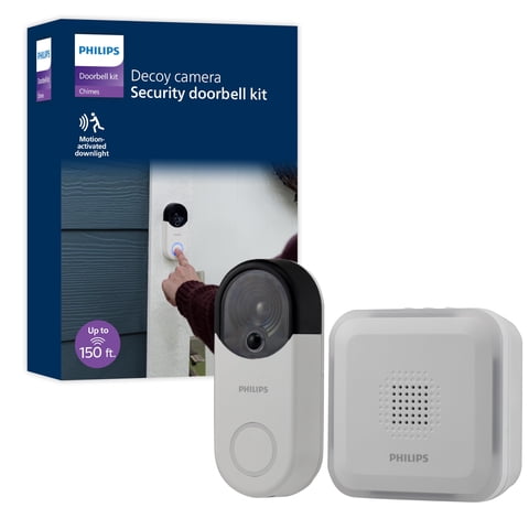 Kit De Timbre De Seguridad Inalámbrico Philips Des6572Wb/37