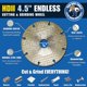 thumbnail image 2 of Disco de Diamante Bad Dog HDII 4.5" para Esmerilado y Corte, 2 of 8