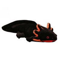 Magideal - Muñeco De Peluche Axolotl, Muñeco De Peluche Axolotl, Juguete De Peluche Axolotl Cómodo Y Abrazable De 17,72 Pulgadas Para Adolescentes, Adultos Y Niñ Negro