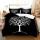 thumbnail image 2 of Blue Sky Grassland Money Tree Quilt Duvet Cover Set Comforter Cover3-Piece Bedding Set, 2 of 5