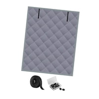 Bothyi - La Cubierta De La Ventana Térmica Espesada Para La Sombra De Apagón De Algodón Resistente A La Lágrima De Invierno 47X63In