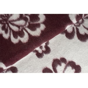 Frazada Andes Portillo 1.5 Plaza Burdeo