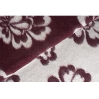 Andes - Frazada Portillo 1 5 Plaza Burdeo