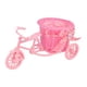 thumbnail image 5 of Bicicleta Flor Artificial Cesta Florero Planta Estante Para Fiesta Interior Decoración Del Hogar Rosa, 5 of 5