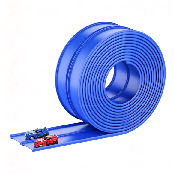 Pista de carreras flexible y portátil RuoKmaxx de 5 m, set para autos 1:64