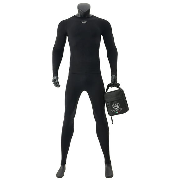 Pack Camiseta Y Calza Deportiva Primera Capa Hombre + Bolso Regalo Talla S
