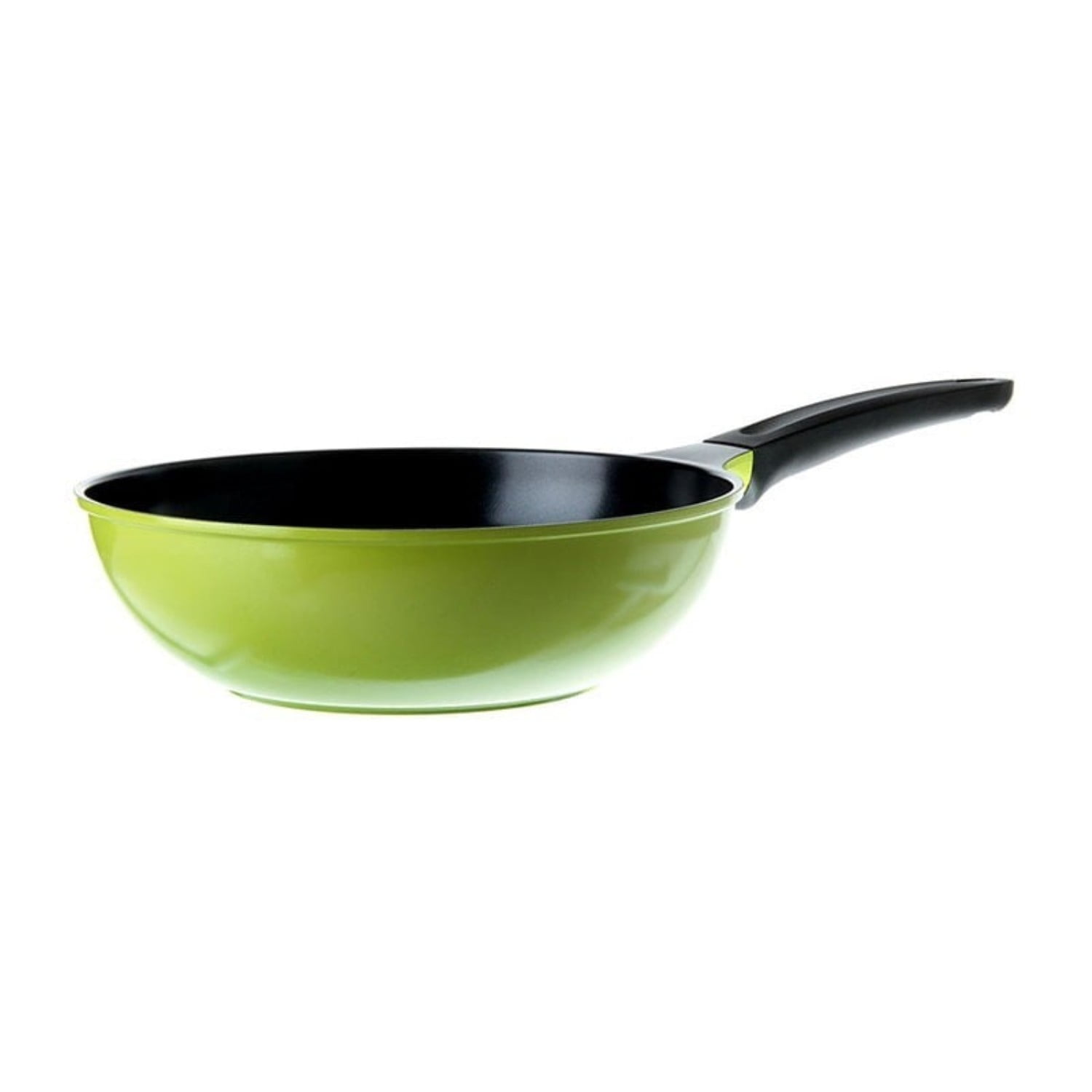 Wok Verde 28cm Aluminio Forjado Natural Roichen