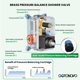 thumbnail image 5 of Alcachofa de ducha Shower System Gotonovo Rainfall Rain de 30 cm, color negro mate, 5 of 9