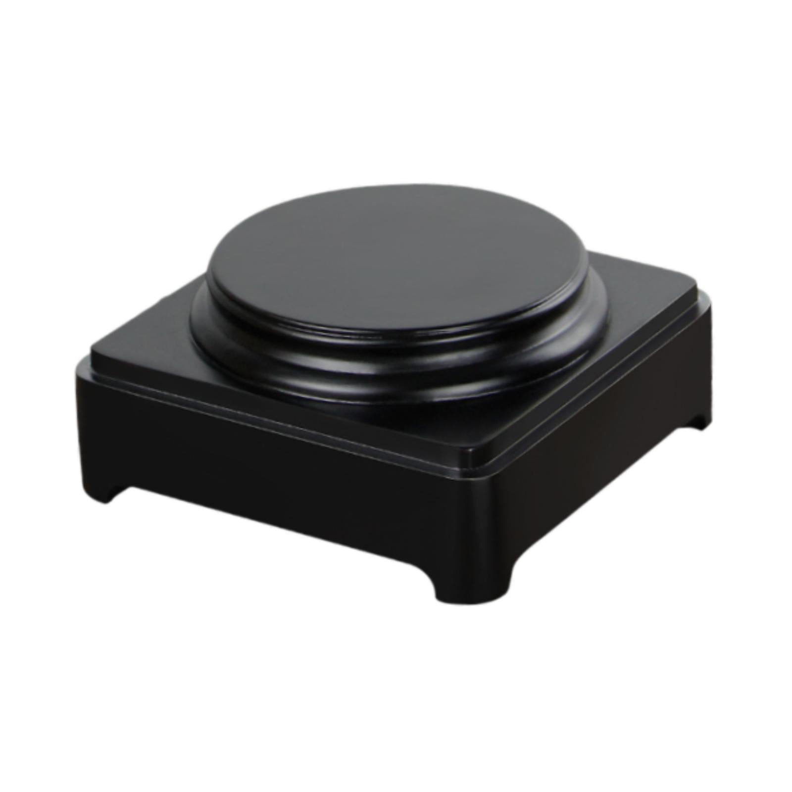 Magideal - Base De Exhibición De Madera Redonda Base De Exhibición Solid Craft Art Exhibition Base De Exhibición De Madera De La Exhibición Para Decoración De Bo 8.5cmx8.5cmx6.3cm