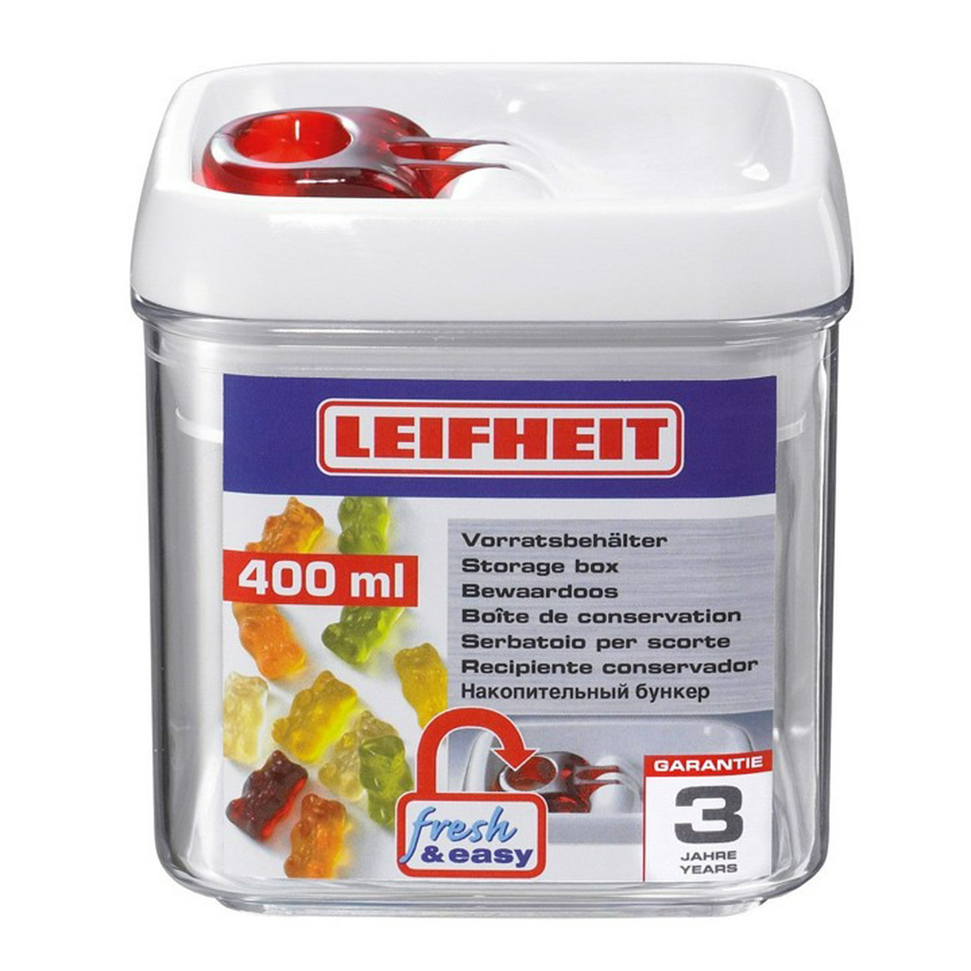 Leifheit - Contenedor Frasco Transparente
