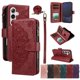 thumbnail image 1 of Para Samsung Galaxy S24 FE 5G Funda Tipo Billetera, 9 Ranuras para Tarjetas Bloqueo RFID Bolso Cruzado Cubierta de Cuero, Bolsillo con Cierre, Correa de Muñeca y Hombro Desmontable, Funda Protectora, 1 of 11