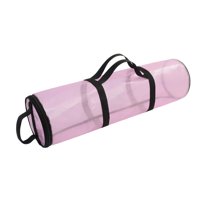 Bothyi - Bolsa De Almacenamiento De Papel De Regalo Navideño Duradera Con Organizador De Papel De Regalo Con Cremallera Rosa 80Cm