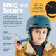 thumbnail image 5 of Casco Retrospec Comstock para niños para esquí y snowboard con carcasa ABS, 5 of 8