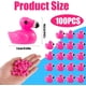 thumbnail image 2 of 100 mini patos de goma de flamencos, mini animales de resina de color rosa y rojo, lindas figuras de flamencos, decoración, pequeños juguetes de baño de flamencos, recuerdos de fiesta y decoraciones p, 2 of 6