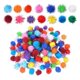 thumbnail image 3 of 200 Piezas De Bolas De Pompones Suaves Para Decoraciones Navide?as, Decoración De Fiesta, Purpurina De 2 Cm, 3 of 5