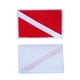 thumbnail image 2 of Parche De Bandera De Buceo De 2 Piezas, Insignia Para Mochila, Parches Bordados Para Coser, 2 of 3