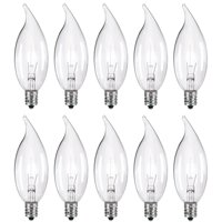 Bombillas Tiqian Con Base E12, 60 W, B10 Ctc, Incandescentes, Transparentes