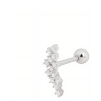 Lidia Tu Moda - Piercing Puntos De Luz Plata 925